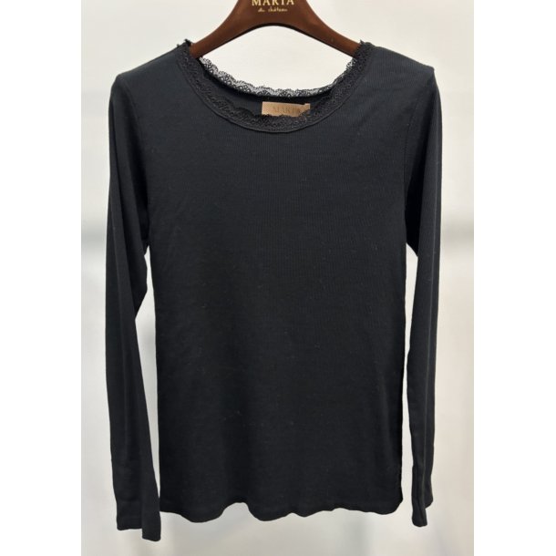 Marta - Belinda LS - T-shirt - Black
