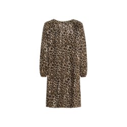 Marta - Beline Kjole - Leo Print - Onesize