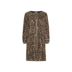 Marta - Beline Kjole - Leo Print - Onesize