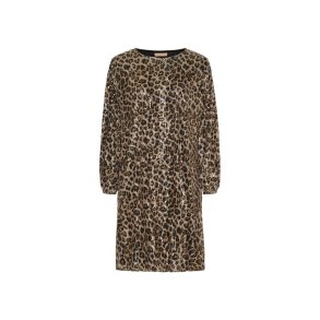 Marta - Beline Kjole - Leo Print - Onesize