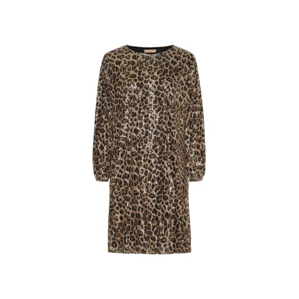 Marta - Beline Kjole - Leo Print - Onesize