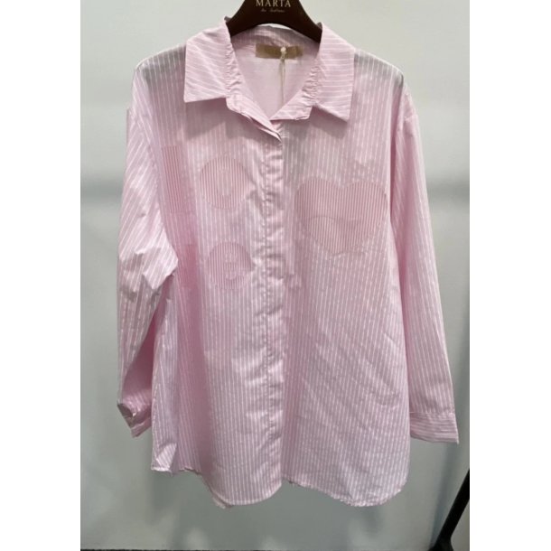 Marta - Canelle Shirt - Pink - ONESIZE