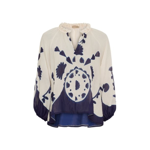 Marta - Clary Bluse - Blue