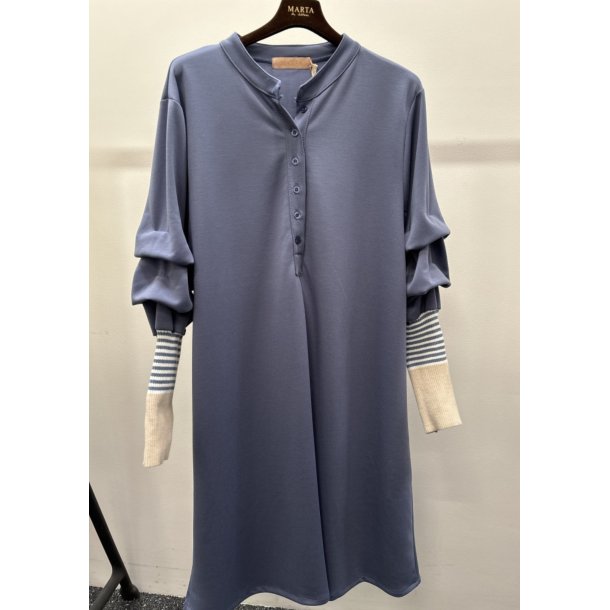 Marta - Cybele Kjole - Jeans Blue