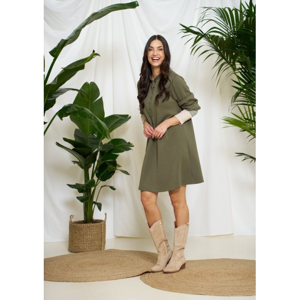 Marta - Cybele Kjole - Kaki