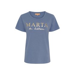 Marta - Jeanette Tee - Denim blue