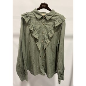 Marta - Laurette shirt - Military/beige