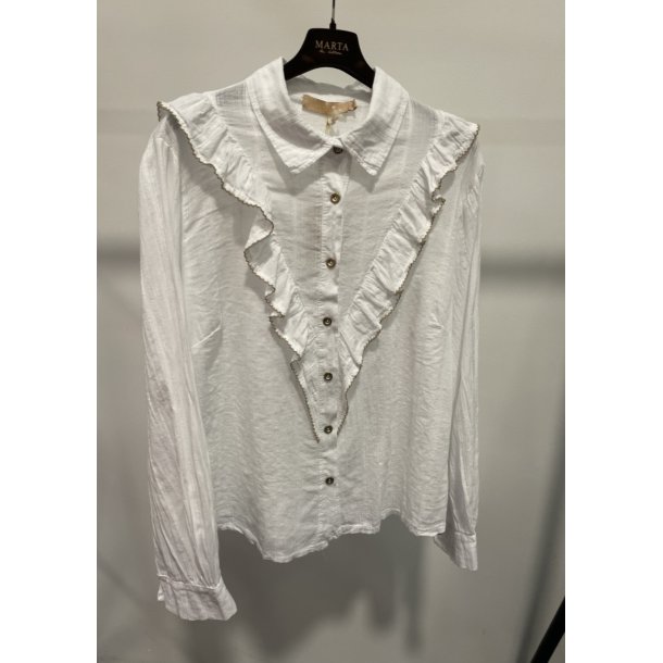 Marta - Laurette shirt - White/beige