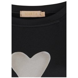 Marta - Livia Sweat Kjole - Black
