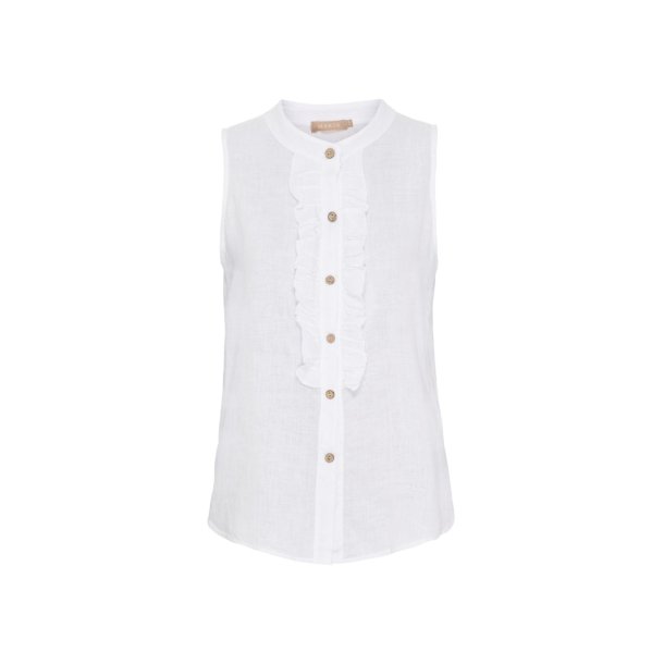 Marta - Malene Top - Optical White