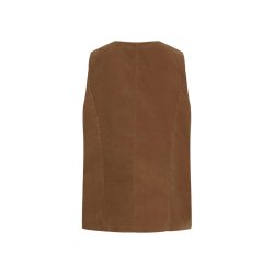 Marta - MdcHortense Vest - Dark Camel