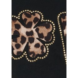 Marta - MdcInge Tee - Black Leo