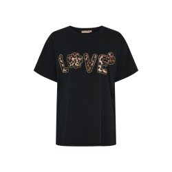 Marta - MdcInge Tee - Black Leo