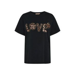 Marta - MdcInge Tee - Black Leo