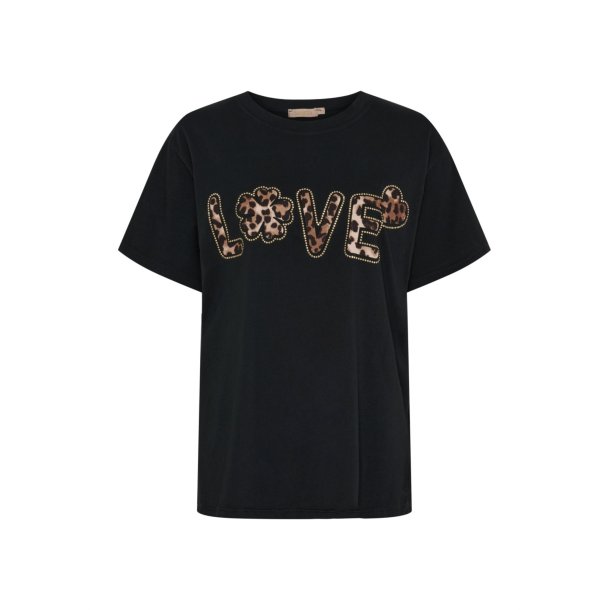 Marta - MdcInge Tee - Black Leo