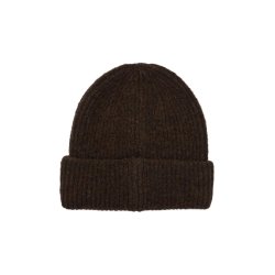 Marta - Rib Beanie Hue - Brown - Onesize