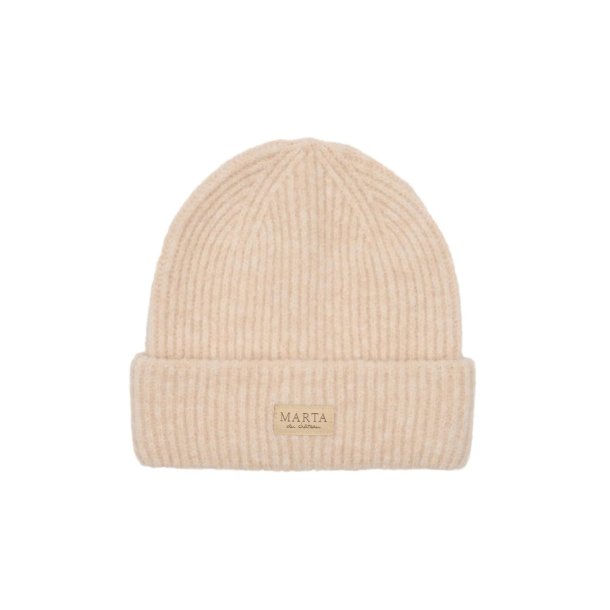 Marta - Rib Beanie Hue - Off White - Onesize