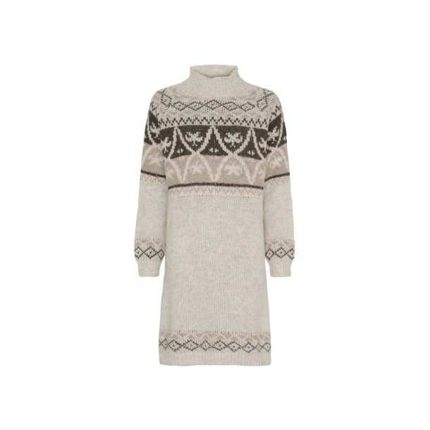 Marta - Jocelyne Strik Kjole - Clace/fango/begie - Onesize