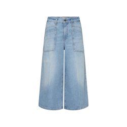 Mos Mosh - Culotte Sagai Jeans - Light Blue - Capri