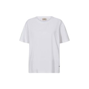 Mos Mosh - Dala O-SS - Basic T-shirt - Ecru