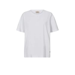 Mos Mosh - Dala O-SS - Basic T-shirt - White