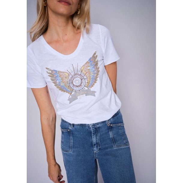 Mos Mosh - Gethi Deco T-shirt - White