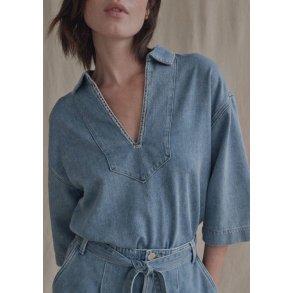 Mos Mosh - Merla Deco Shirt - Light Blue