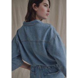 Mos Mosh - Merla Deco Shirt - Light Blue