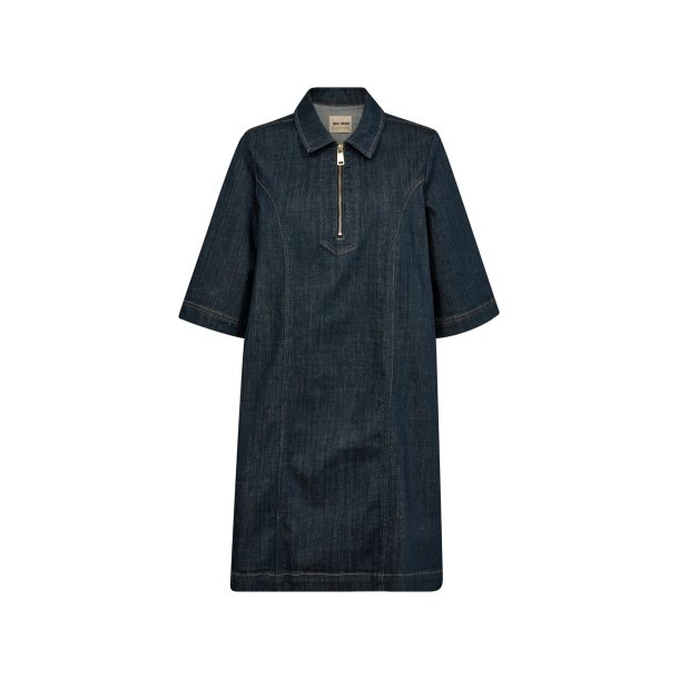 Mos Mosh - MMA Bigail - Denim Dress - Dark Blue