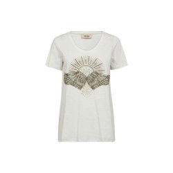 Mos Mosh - Nadine O-SS Tee - Celadon Tint