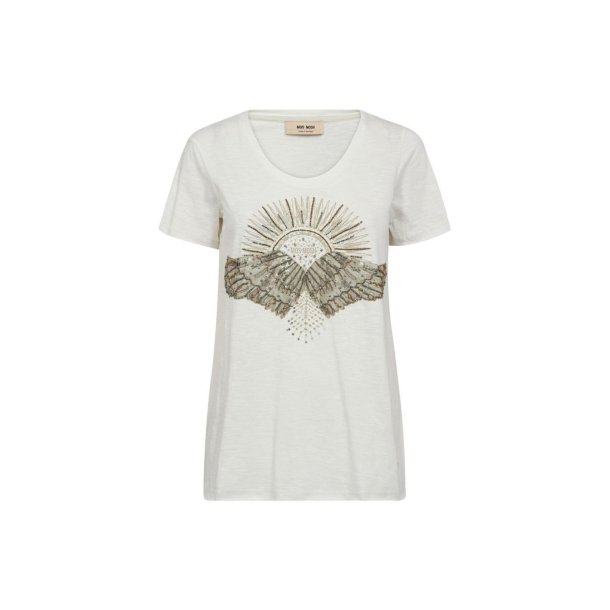 Mos Mosh - Nadine O-SS Tee - Celadon Tint