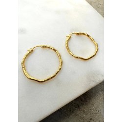 Andcopenhagen - Hammered reringe  - Guld - Large