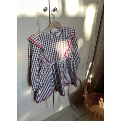 Sissel Edelbo - Nanette MINI Kjole - Brown Checks