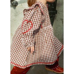 Sissel Edelbo - Nanette MINI Kjole - Brown Checks