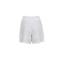 Black Colour - Milos Lace Shorts - Off White