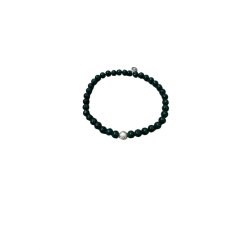 With Love Darling - Uendelighed - Malakit Unisex - Slv Perle - Armbnd