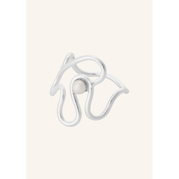 Pernille Corydon - Bay Pearl Ring - Slv