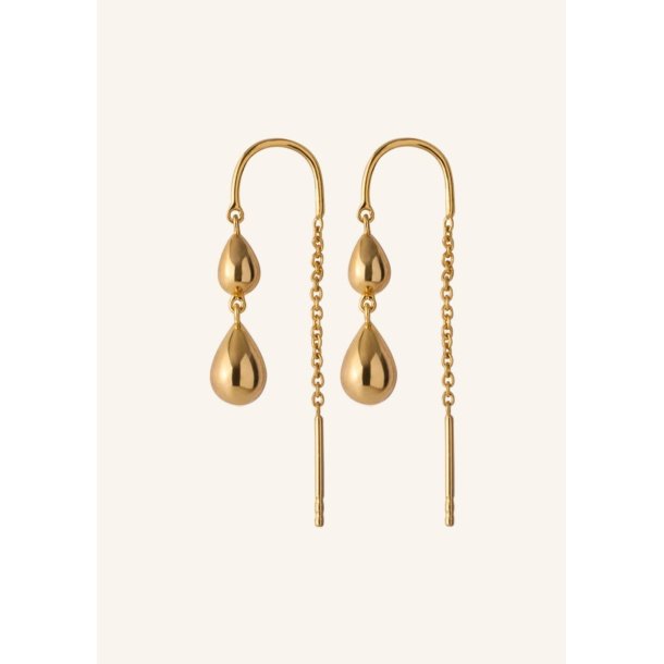 Pernille Corydon - Rain Earrings - Gold