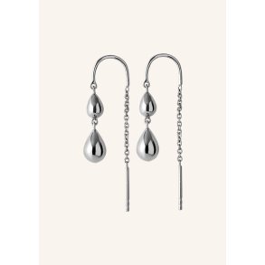 Pernille Corydon - Rain Earrings - Silver 