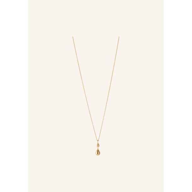 Pernille Corydon - Rain Necklace - Guld - Adj 40-45 cm