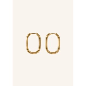 Pernille Corydon - Soft Edge Huggies - Guld - size 20 mm