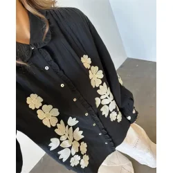 Sissel Edelbo - Rae Skjorte - Black - Onesize