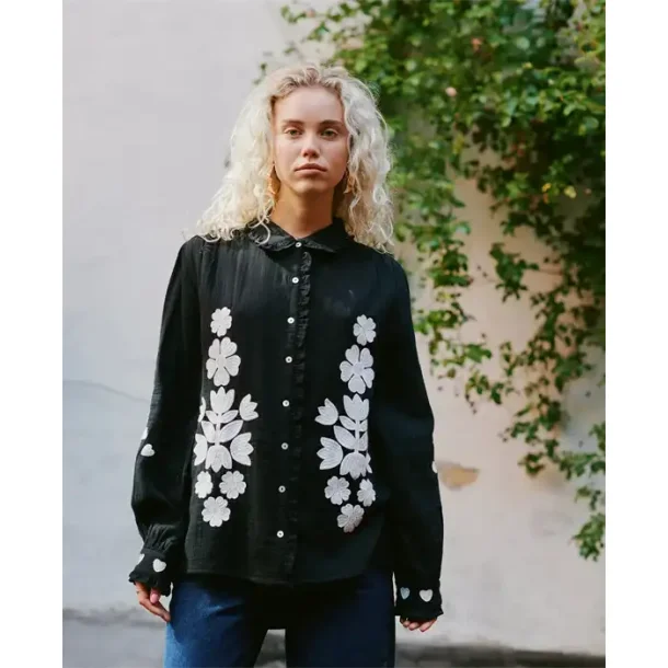 Sissel Edelbo - Rae Skjorte - Black - Onesize