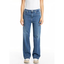 Replay - Melja Jeans - Relaxed Straight Fit - Comfort Blue Denim
