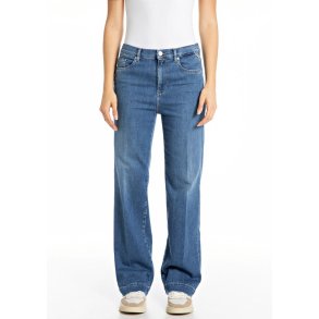 Replay - Melja Jeans - Relaxed Straight Fit - Comfort Blue Denim