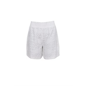 Black Colour - Milos Lace Shorts - Off White