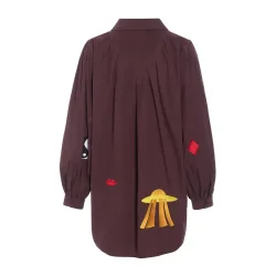 Hunkn - Sasha Skjorte - Brown