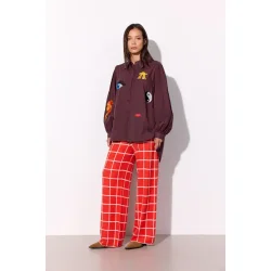 Hunkn - Sasha Skjorte - Brown