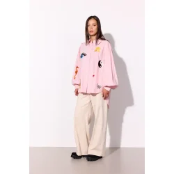 Hunkn - Sasha Skjorte - Pink