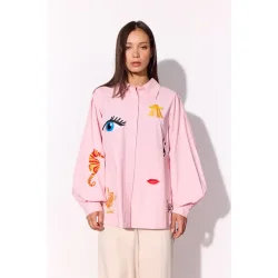 Hunkn - Sasha Skjorte - Pink